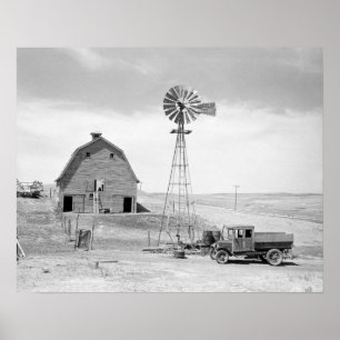 Pôster Fazenda Abandonada, 1936. Foto Antiga