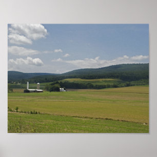 Poster Fazenda da Pensilvânia rural