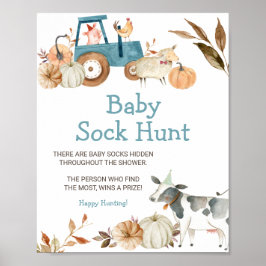 Poster Fazenda de Abóbora Cair Caça-Pó