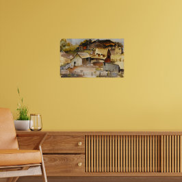 Poster Fazenda de Iowa Ruth Ziegler - Arte Americana russ