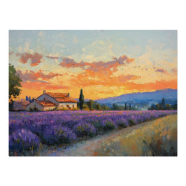 Pôster Fazenda de lavanda na Proveniência