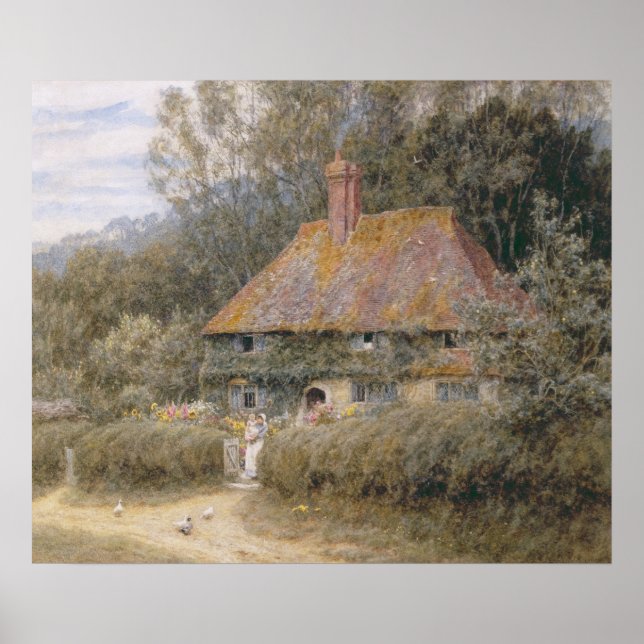 Pôster Fazenda de madeira sob Blackwood, Surrey (Frente)