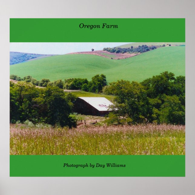 Pôster Fazenda de Oregon (Frente)