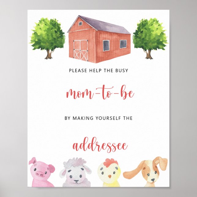 Poster Fazenda - destinatário (Frente)