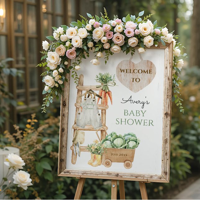 Poster Fazenda escalada local, Chá de fraldas russo bem-v (Criador carregado)