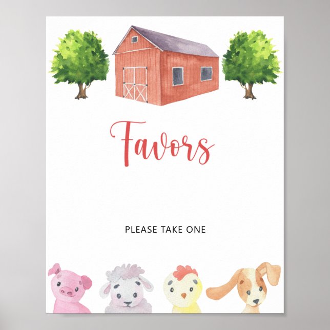 Poster Fazenda - Favores (Frente)