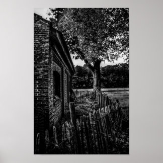 Poster Fazenda Preta e Branca Esquecida