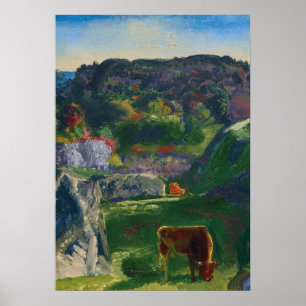 Poster Fazenda Rock Ridge por George Bellows