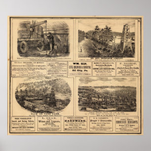 Poster Fazendas do óleo