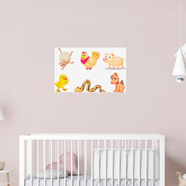 Poster Fazendas e animais de companhia (Criador carregado)