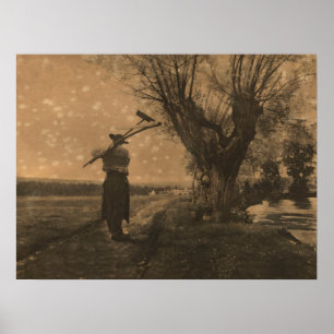 Poster Fazendeiro pioneiro idoso