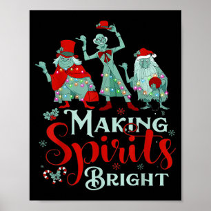 Poster Fazendo o Espírito de Natal Brilhante Retro Filme