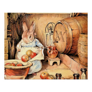 Pôster "Fazer Apple Cider" por Beatrix Potter