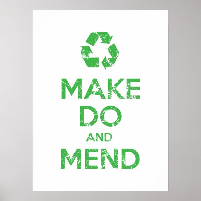 Poster Fazer com e Mend (Frente)