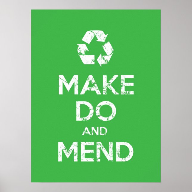 Poster Fazer com e Mend (Frente)