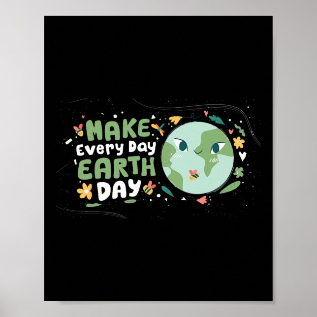Poster Fazer Com Que Todos Os Dias A Camisa Do Dia Da Ter (Frente)