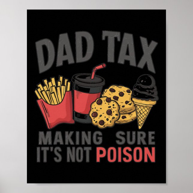 Poster Fazer de impostos com certeza que não é um Dia de  (Frente)