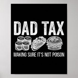 Poster Fazer de impostos com certeza que não é um Dia de
