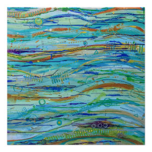 Pôster Fazer de ondas de Poster perfeito