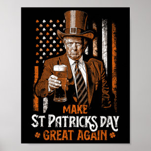Poster Fazer Excelente De Dia de São Patrício Novamente T
