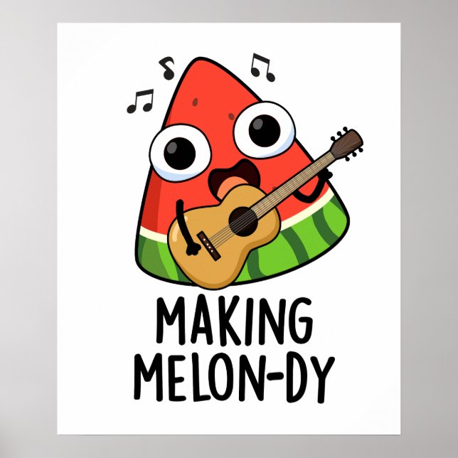 Poster Fazer Melon-dy Funny Melon Pun (Frente)