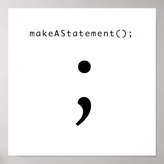 Poster Fazer Uma Declaração (Frente)