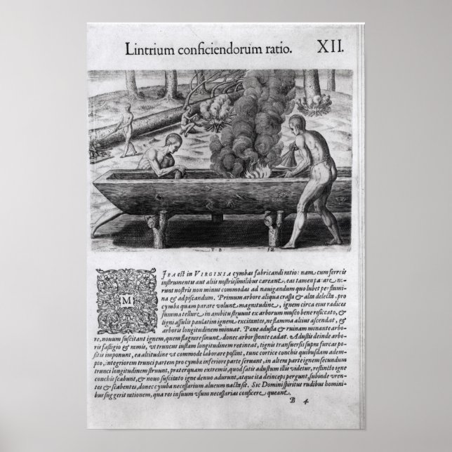 Pôster Fazeres índios dugout (Frente)