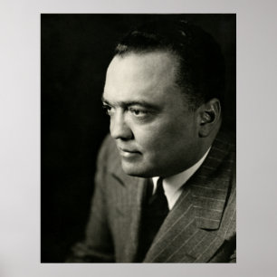 Pôster FBI 1947 Ditector J. Edgar Hoover