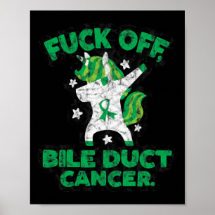 Poster Fck Off Bile Duct Cotação Com Unicorn