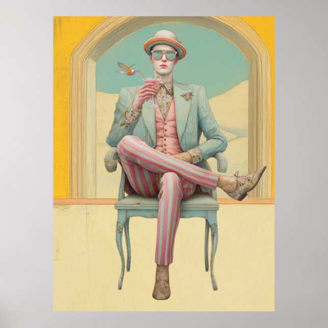 Poster *~* FD2 Na moda Young Boho MAN Cocktail 27 (Frente)