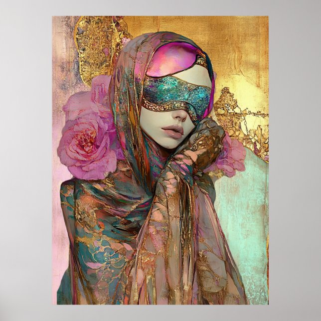 Poster *~* FD2 Ornate Nouveau Fantasy Ethereal Woman  11 (Frente)