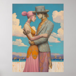 Poster *~* FD2 Retro Love Romantic Boho Casal 20