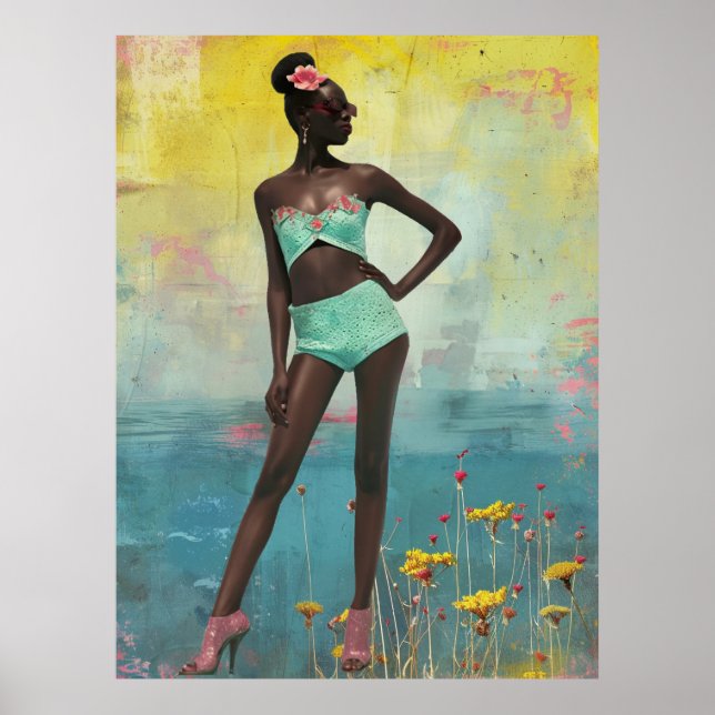 Poster *~* FD2 Torneira Negra Tropical Negros Negros Negr (Frente)