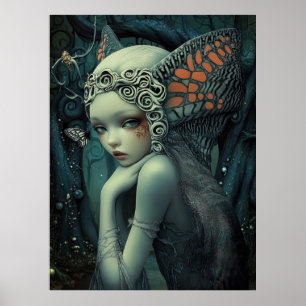 Poster *~* FD3 Fantasia em Ninfa Mágica Floresta 13