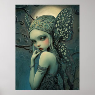 Poster *~* FD3 Fantasia em Ninfa Mágica Floresta 14