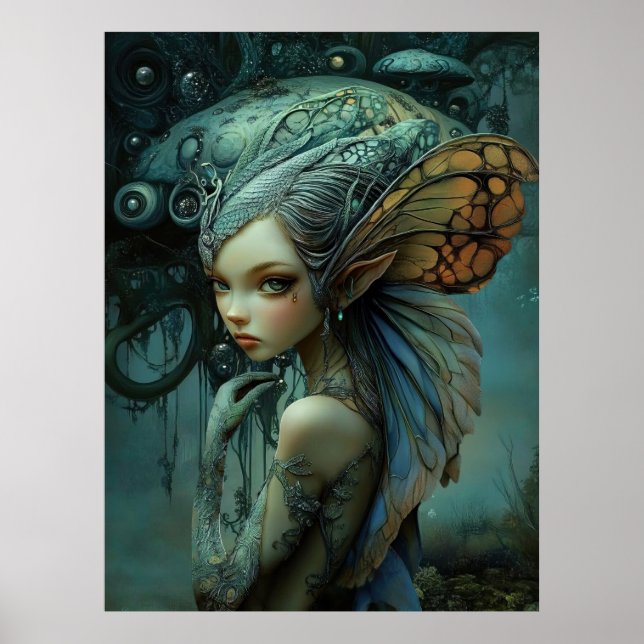 Poster *~* FD3 Forest Nymph Fantasy Art 17° (Frente)