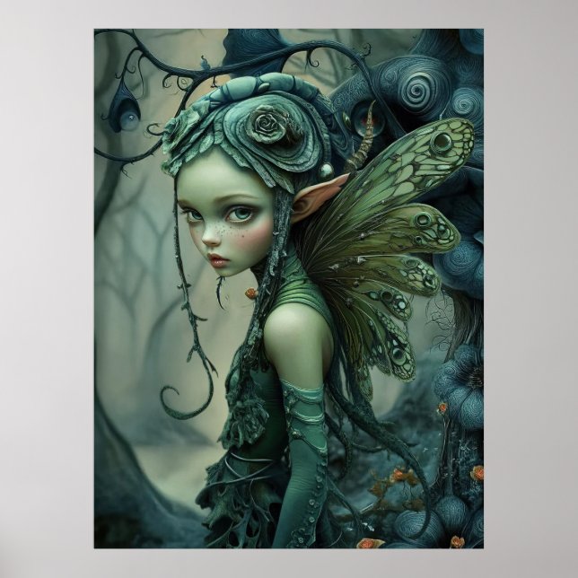 Poster *~* FD3 Forest Nymph Fantasy Art 24 (Frente)