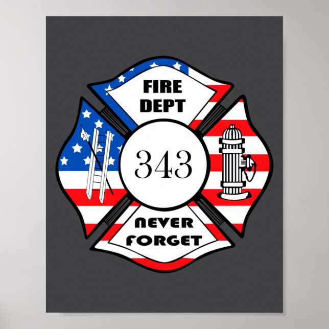 Poster Fdny Fire Department City Of New York  (Frente)