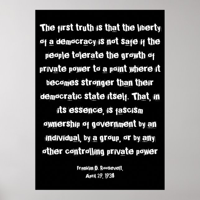 Poster FDR - América corporativa (Frente)