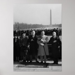 Poster FDR Honoring Abraham Lincoln - 1940
