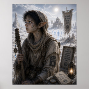 Poster Fé / A Criança Peregrina / O Deserto Branco