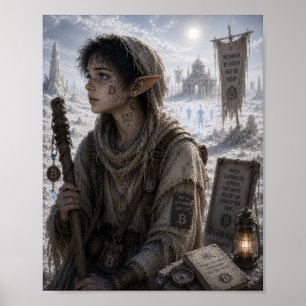Poster Fé / A Criança Peregrina / O Deserto Branco
