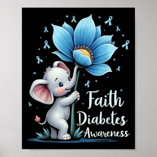Poster Fé-Cria-Elefante Sensibilização Retro Sunfl