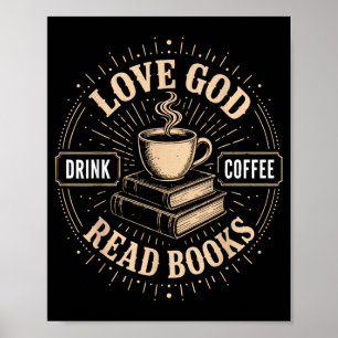 Poster Fé Cristã Jesus Livros Café Crente
