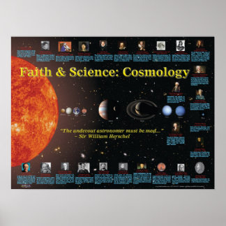 Pôster Fé e ciência: Cosmologia