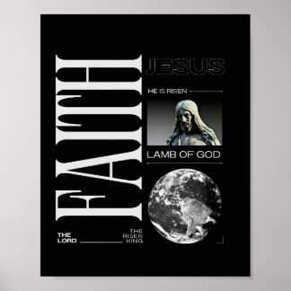 Poster Fé em Jesus, Lambe da Arte de Deus