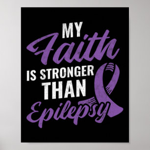 Poster Fé mais forte que a epilepsia Sensibilização para