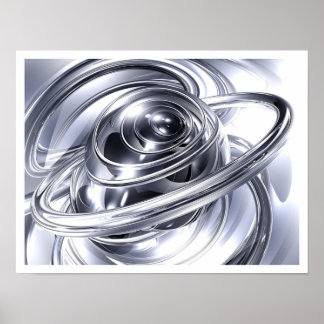 Pôster Fé Metálico