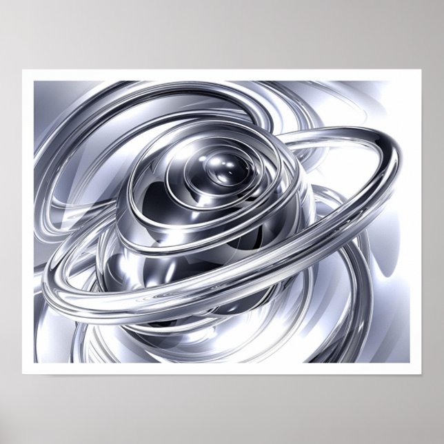 Pôster Fé Metálico (Frente)