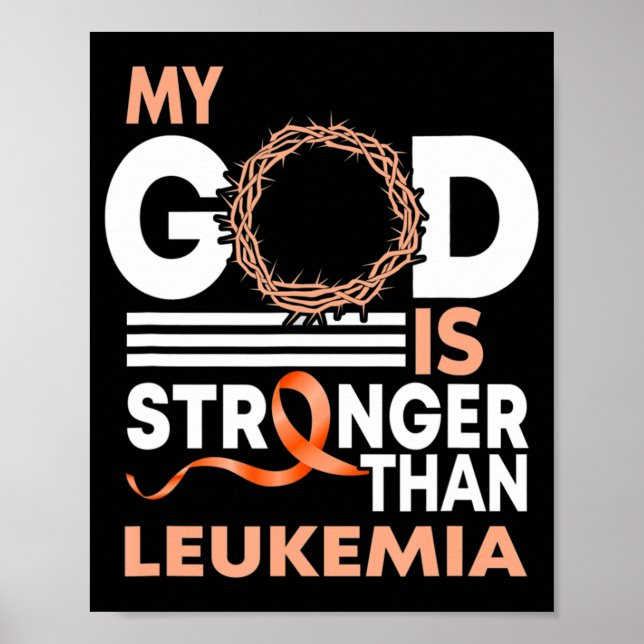 Poster Fé Meu Deus É Mais Forte Que A Consciência Da Leuc (Frente)